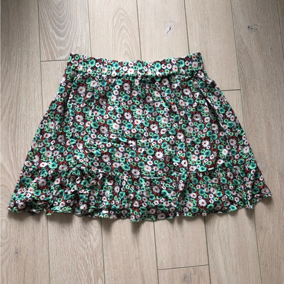 Zara Floral Wrap Mini Skirt - Picture 3 of 8